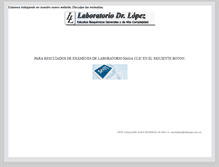 Tablet Screenshot of lablopez.com.ar